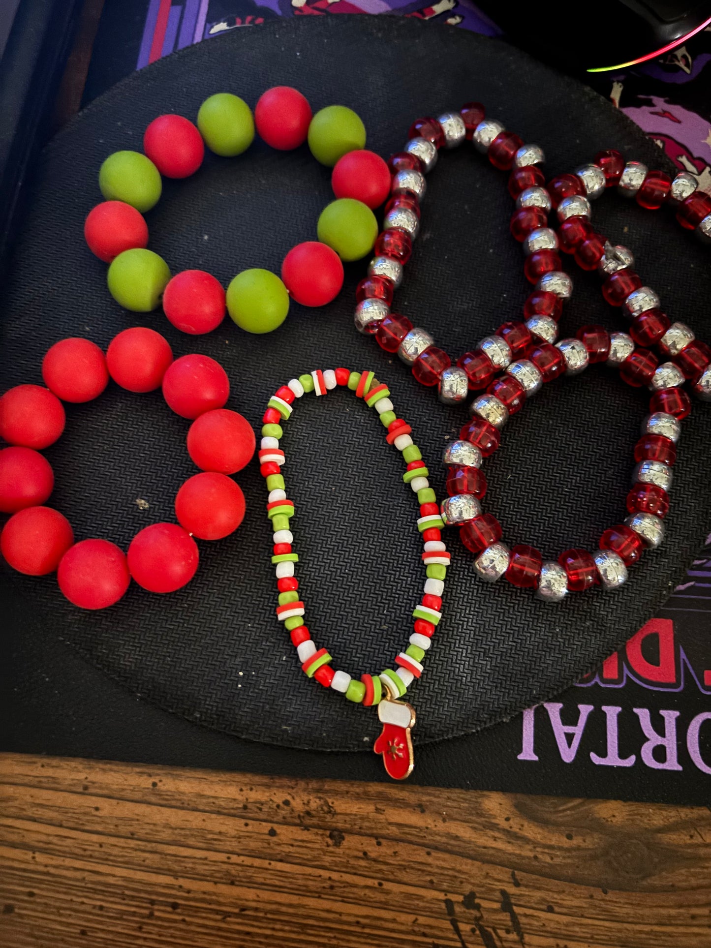 Christmas pearls set 5