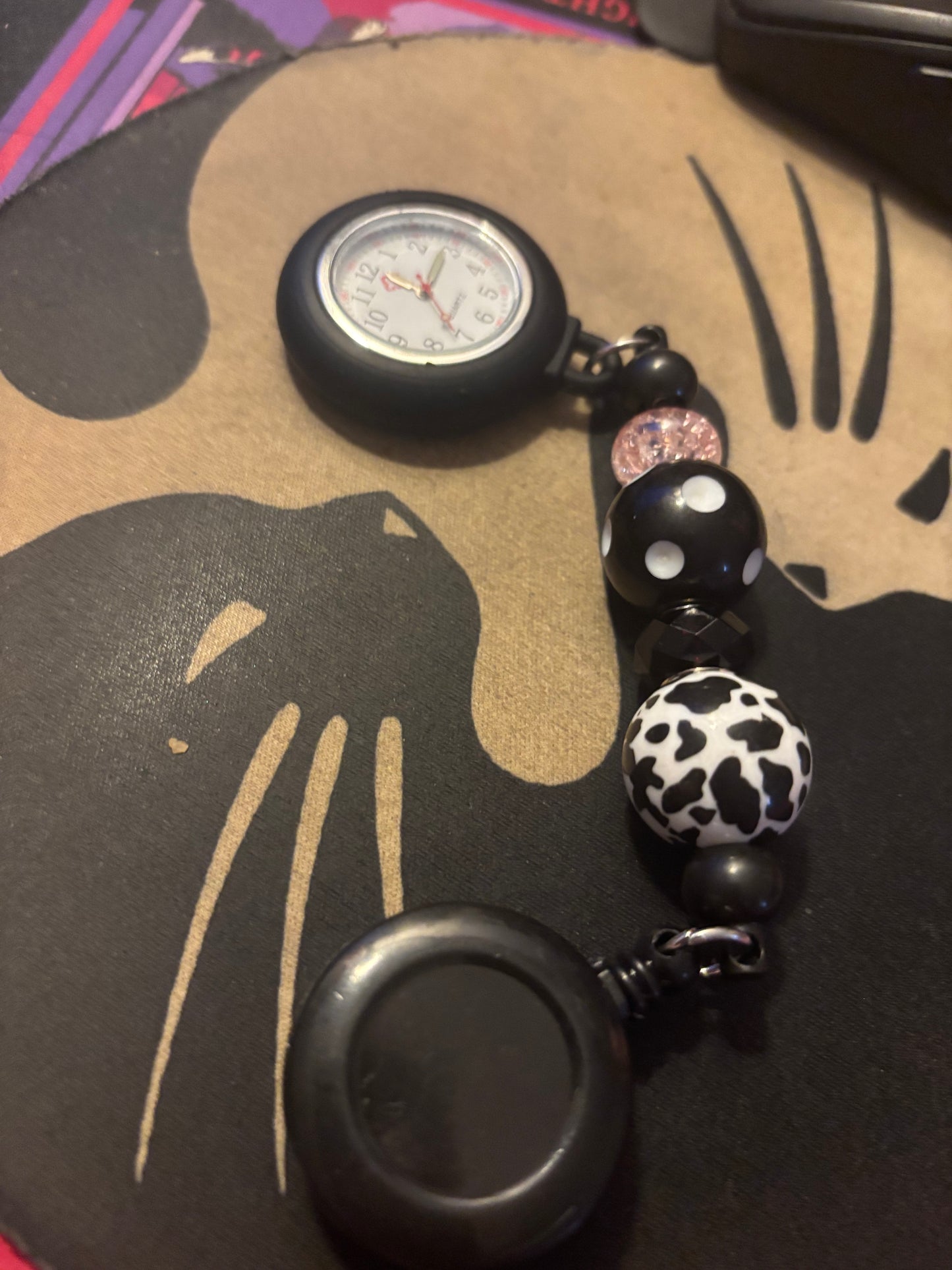 Cow clock watch