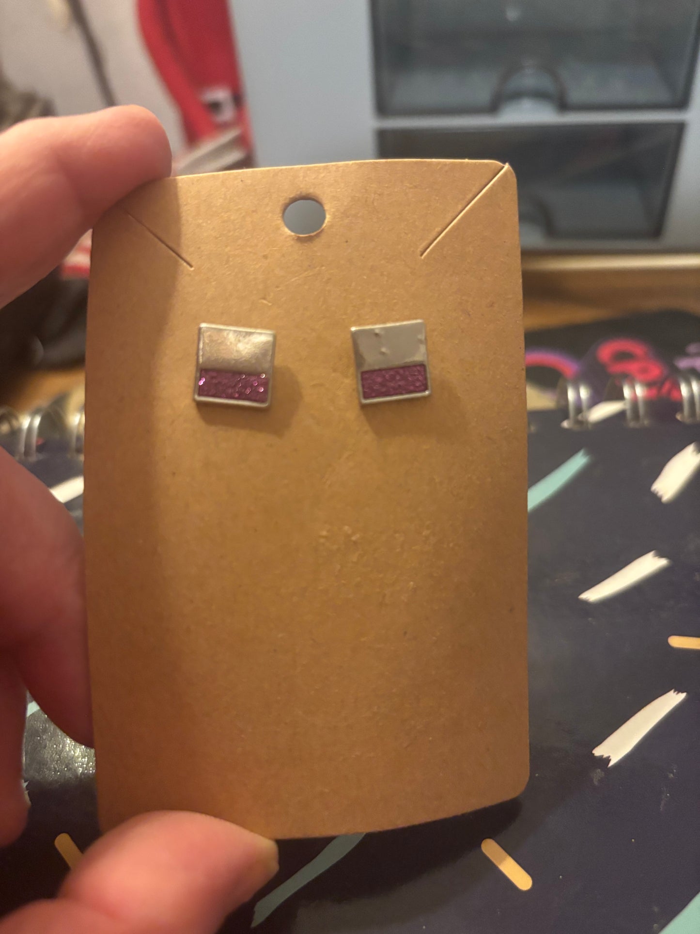 Square earrings