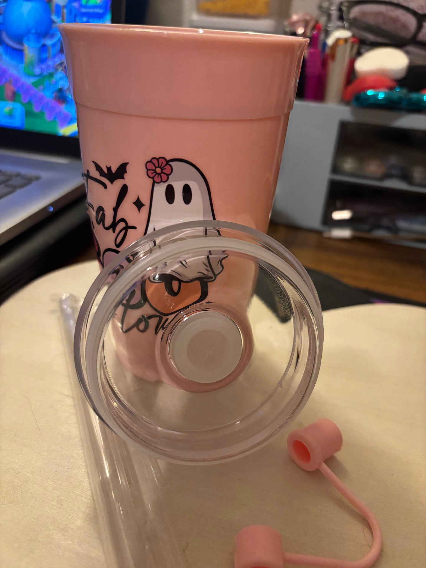 Fab ghost cup pink