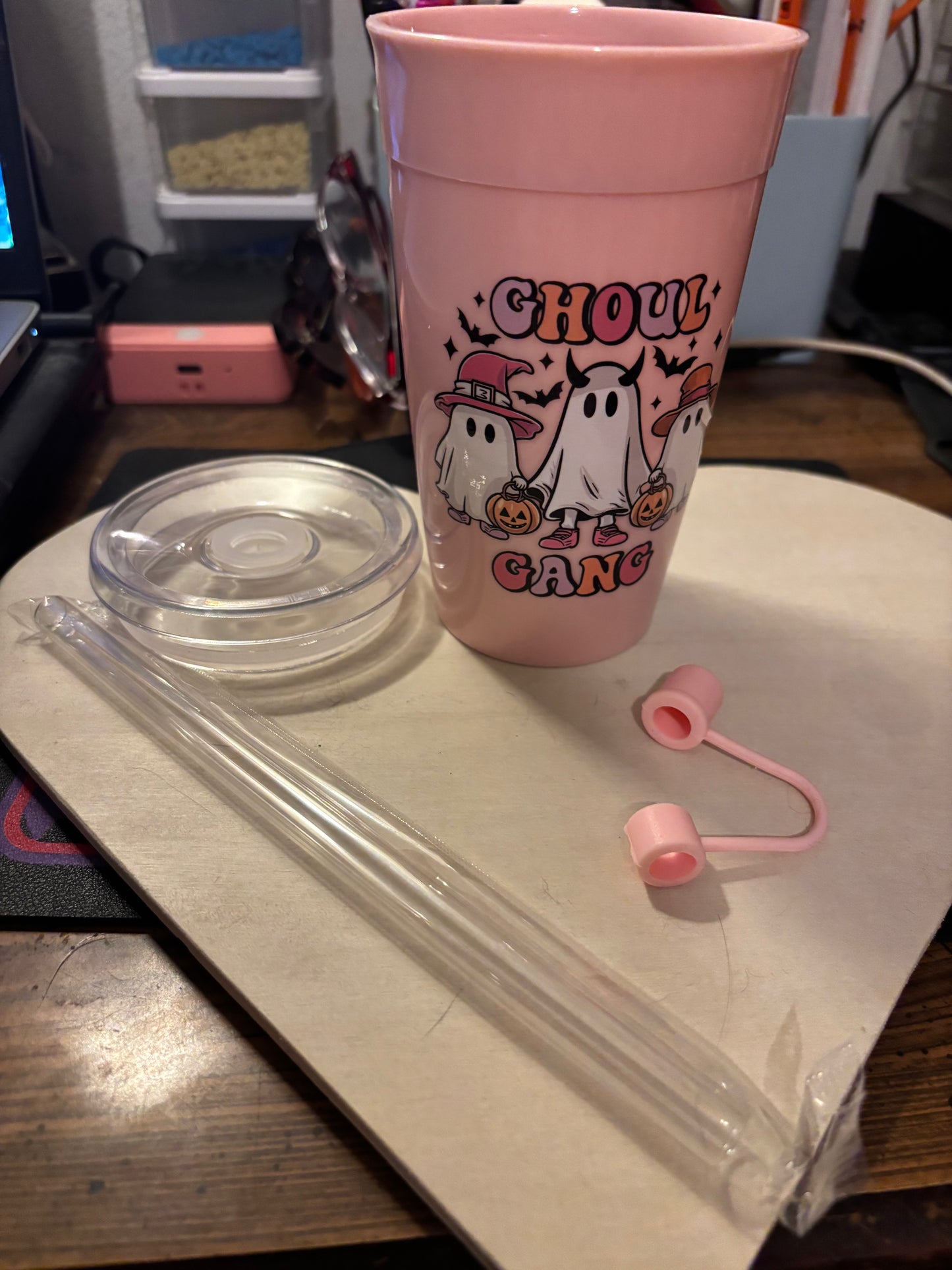 Ghoul cup pink
