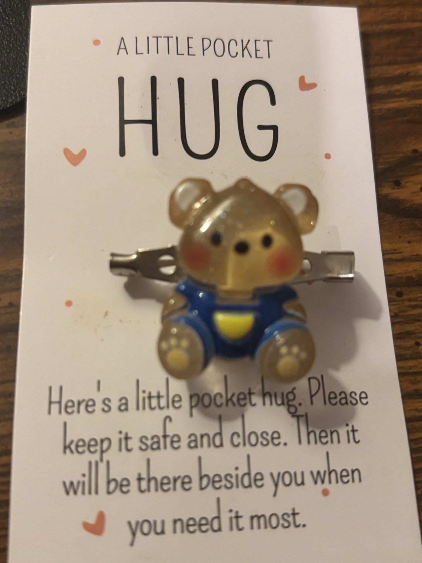 Bear hugs pin